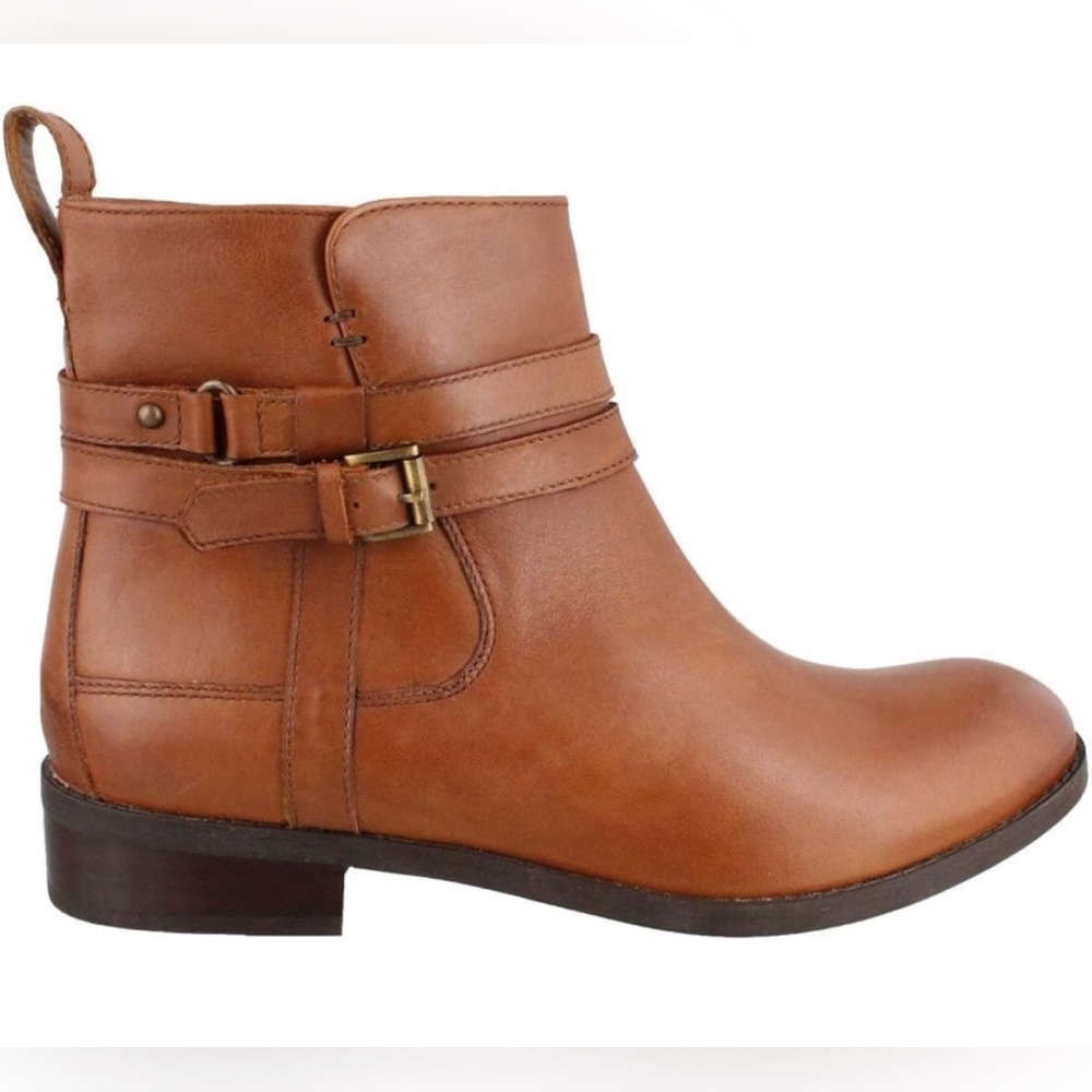 Clarks Pita Austin Brown Leather Ankle Boots